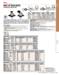 Thumbnail of document Data Sheet - WM2/WMT2  Multi-Jet Water Meter